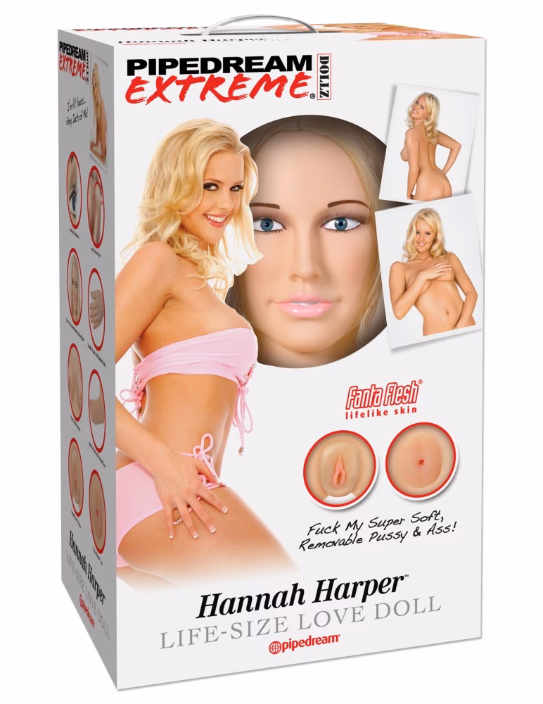 Dollz Hannah Harper Life-Size Love Doll Light