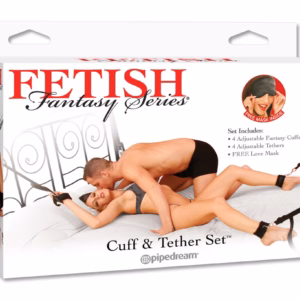 Cuff & Tether Set Black