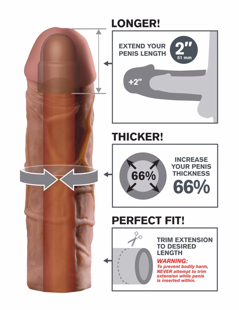 Mega 2" Extension Brown - 3. kép
