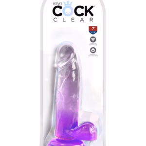 7" with balls Purple