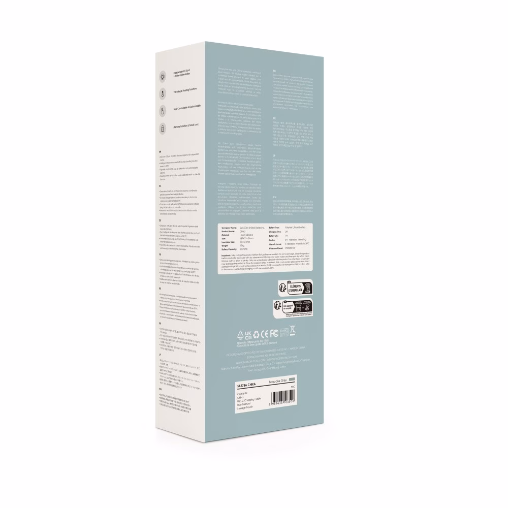 Chika Turquoise Grey - 3. kép