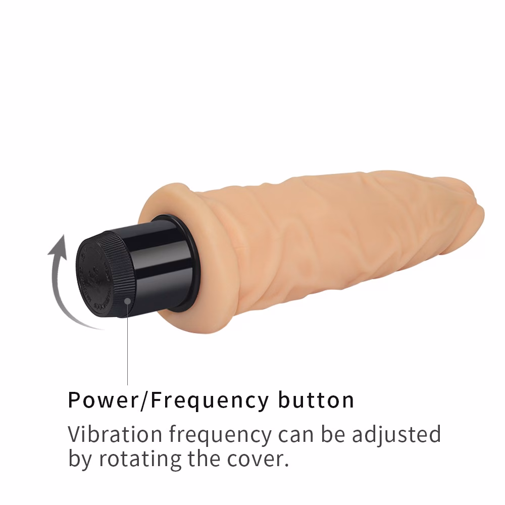 7.5'' Real Feel Cyberskin Vibrator - Image 5