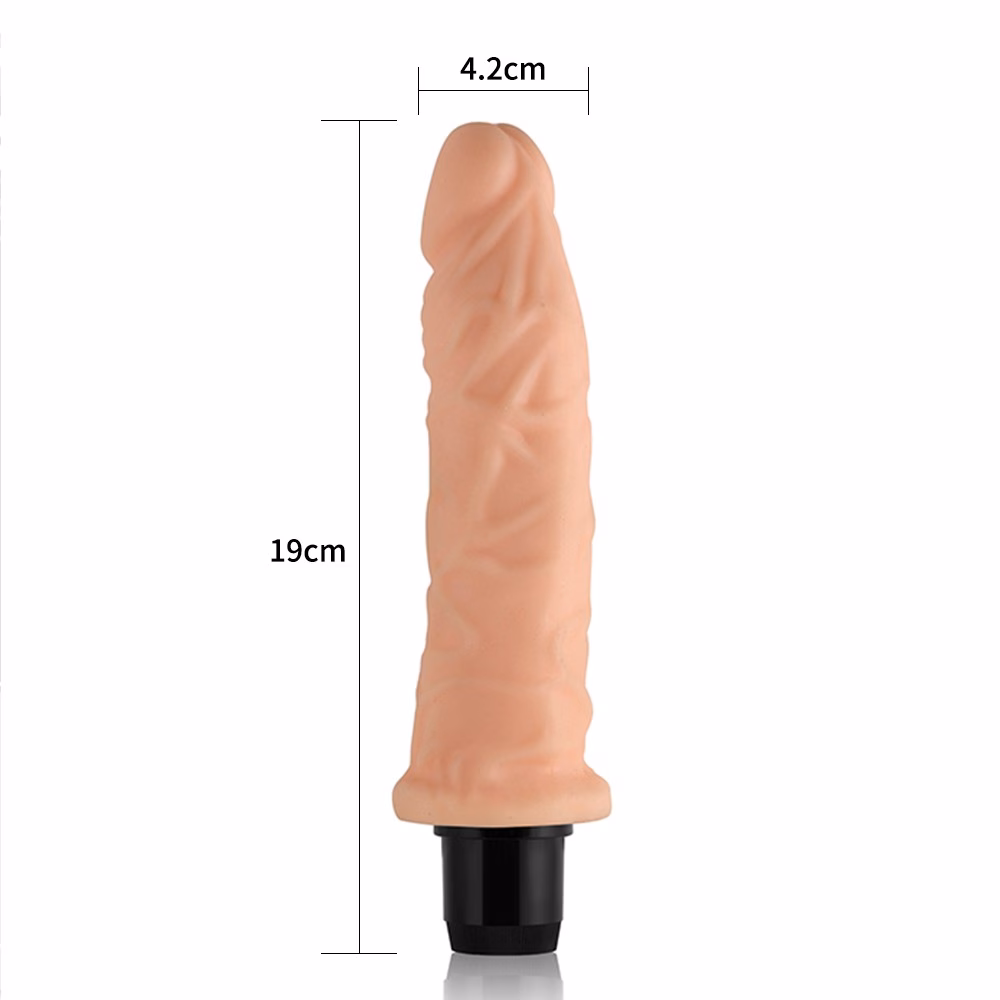 7.5'' Real Feel Cyberskin Vibrator - Image 6
