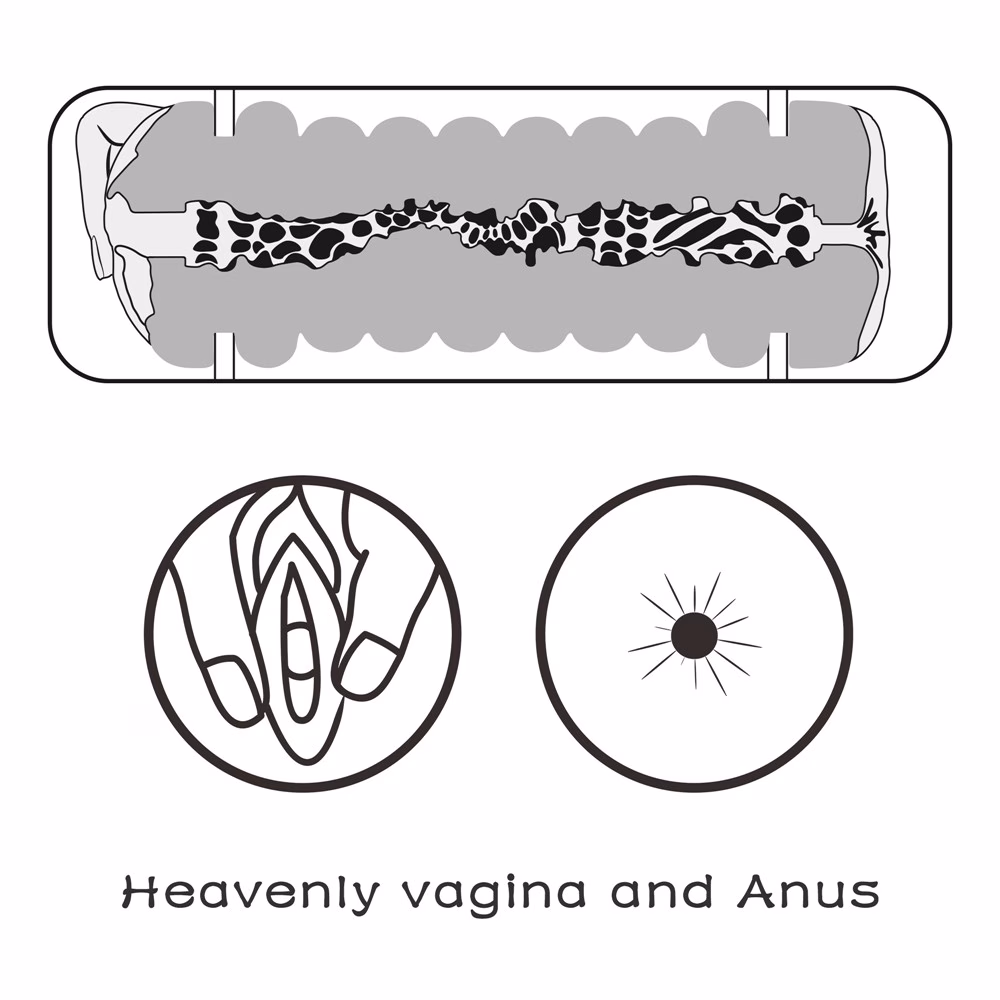 Virgin-skin Blowout Double Side Stroker Vagina and Anus - Image 10