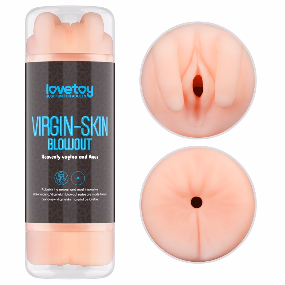Virgin-skin Blowout Double Side Stroker Vagina and Anus - Image 11