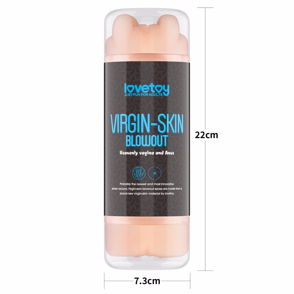 Virgin-skin Blowout Double Side Stroker Vagina and Anus - Image 12