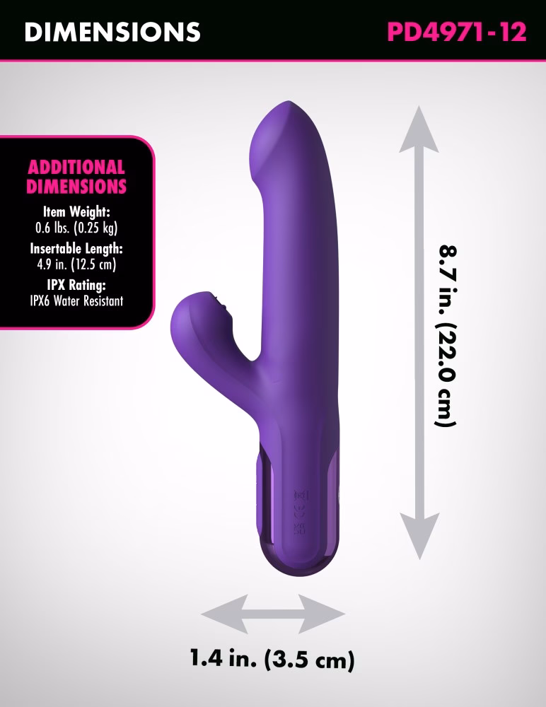 Fantasy For Her Super SoniX Thruster - Purple - Image 8