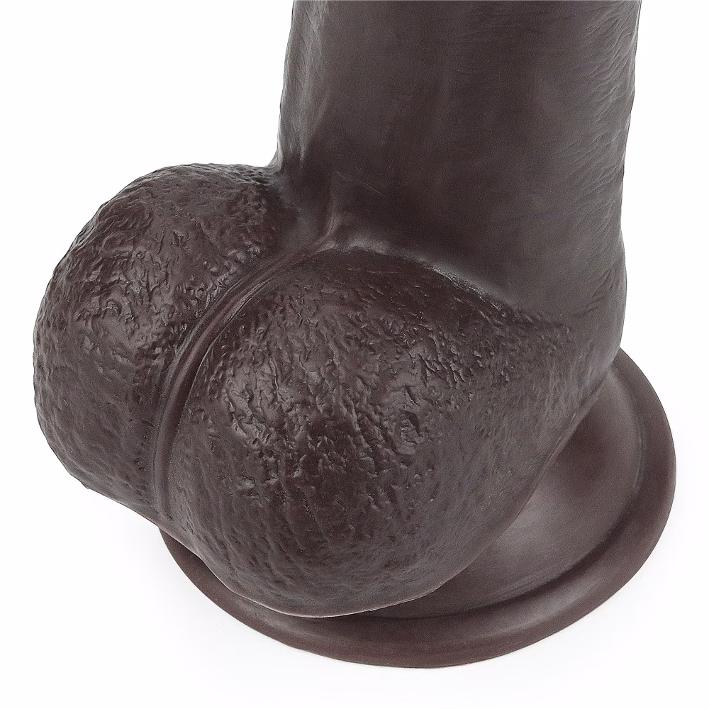 9,0'' Sliding Skin Dual Layer Dong Black - Image 11