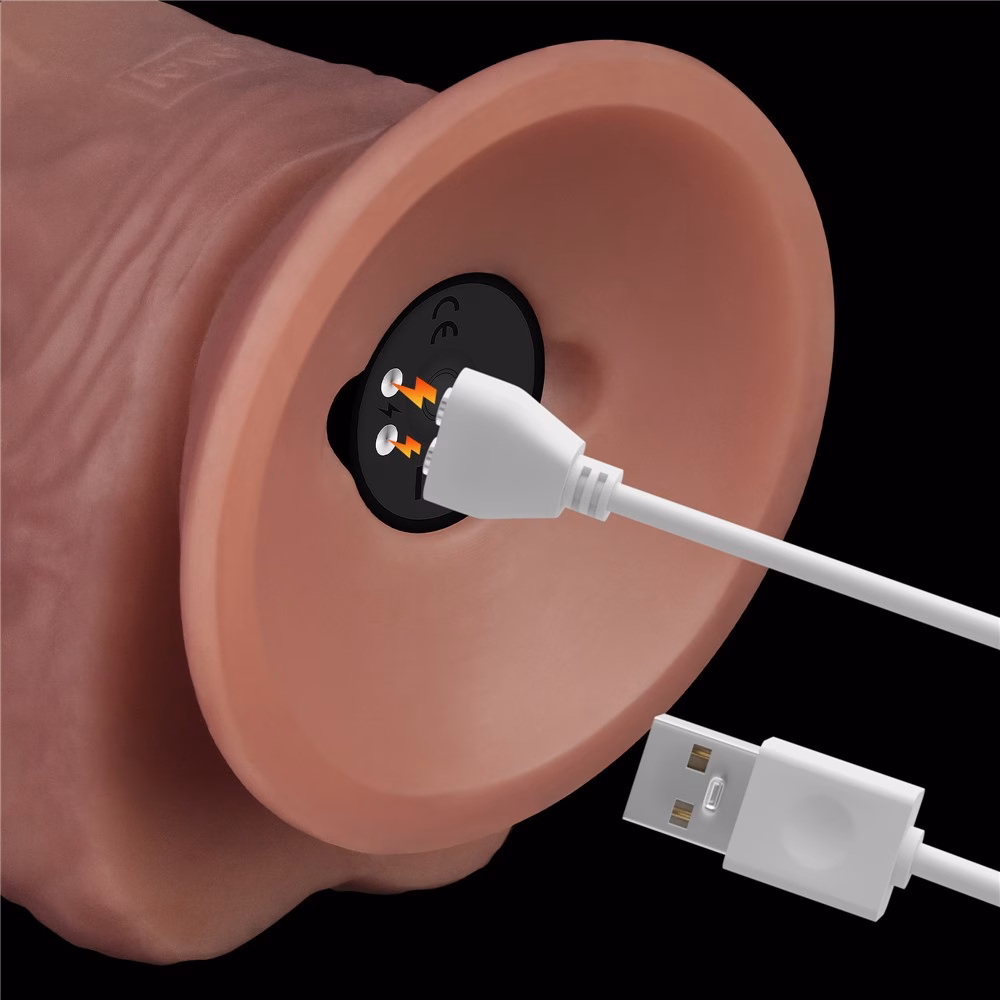 9'' Vibrating Dual Density Power Cock - Image 10