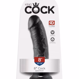 8" Cock Black