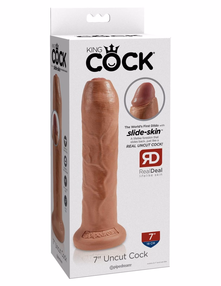 7" Uncut Tan