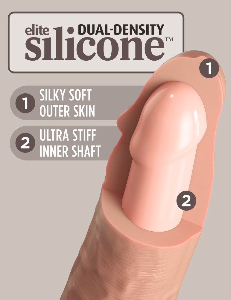 7" Dual Density Silicone Cock Light - Image 7