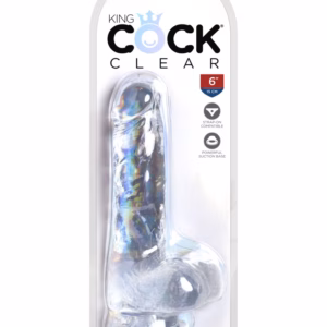 6" with balls Clear
