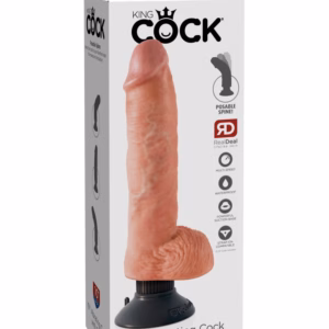 10" Vibrating Cock with Balls Light