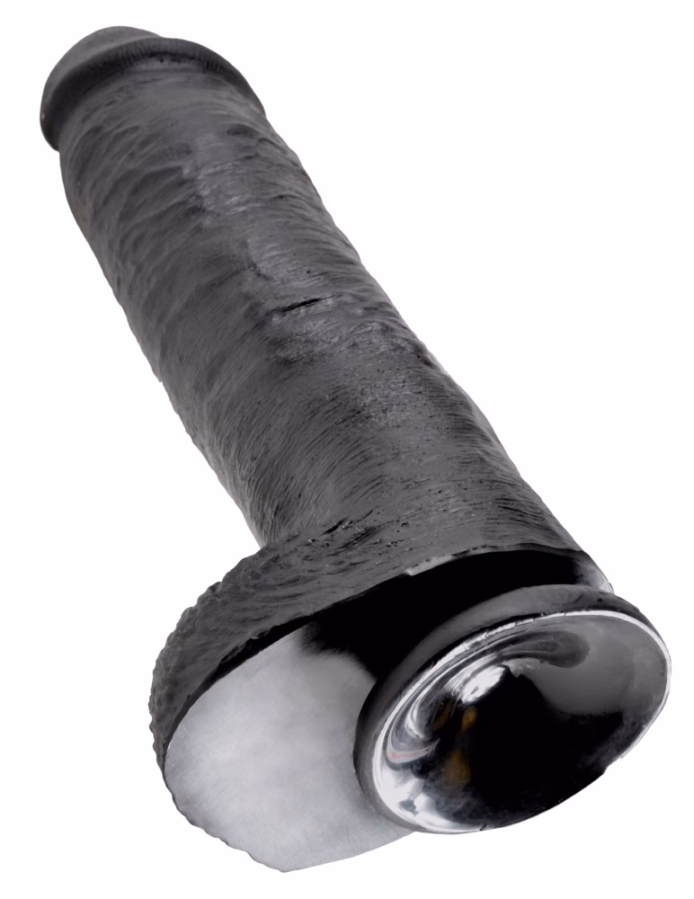 11" Cock with Balls Black - Image 2