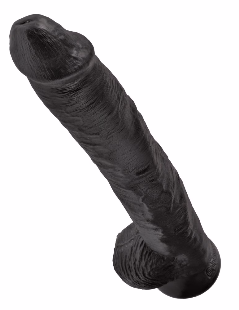 14" Cock with Balls Black - Image 4