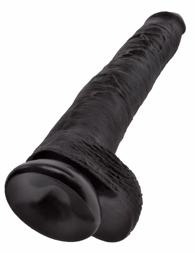 14" Cock with Balls Black - Image 5