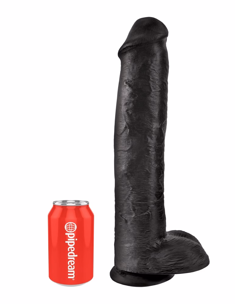 15" Cock with Balls Black - Image 2