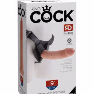 Strap on Harness with 9" Cock Light