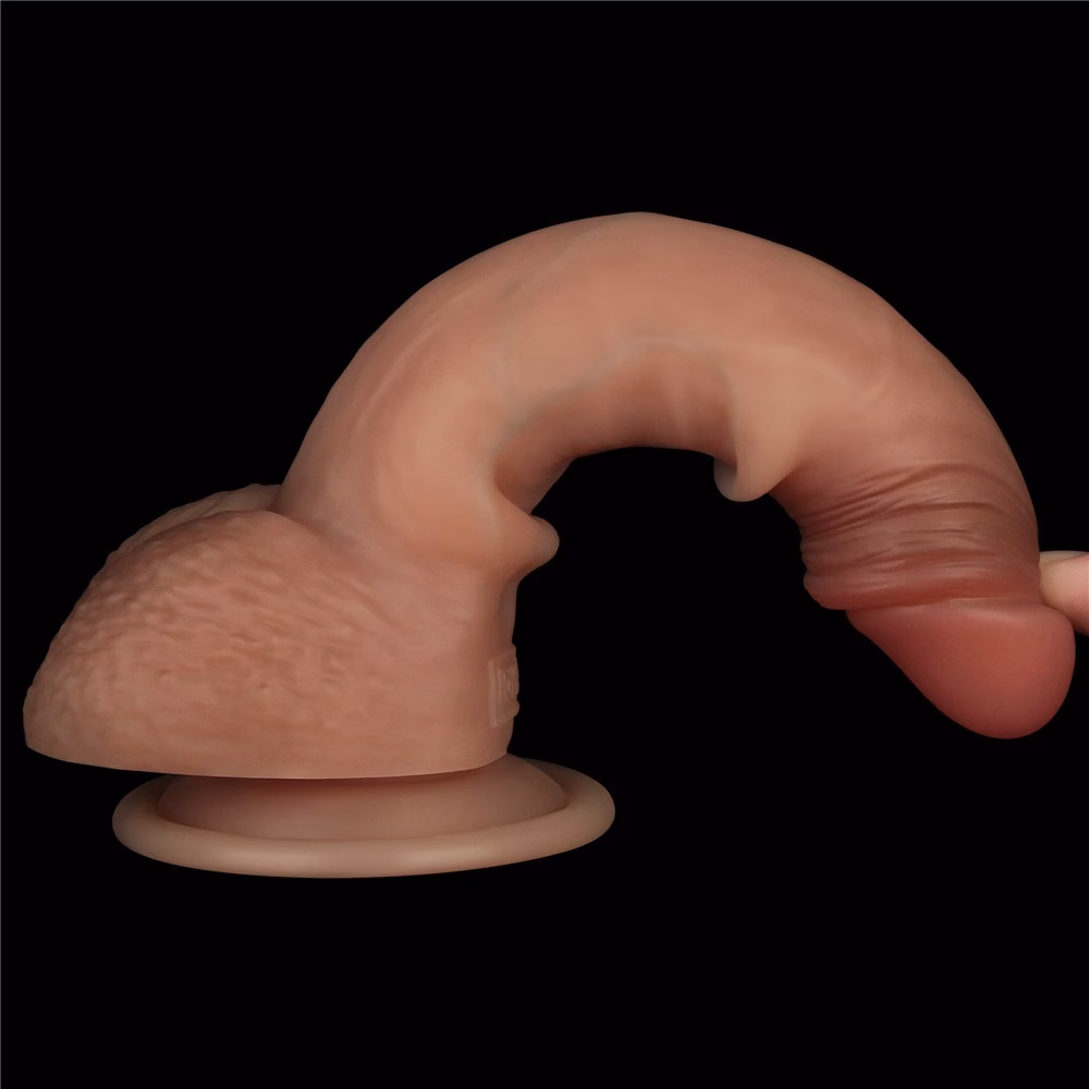 7.5'' Sliding Skin Pro Dual Layer Silicone Dong - Image 8