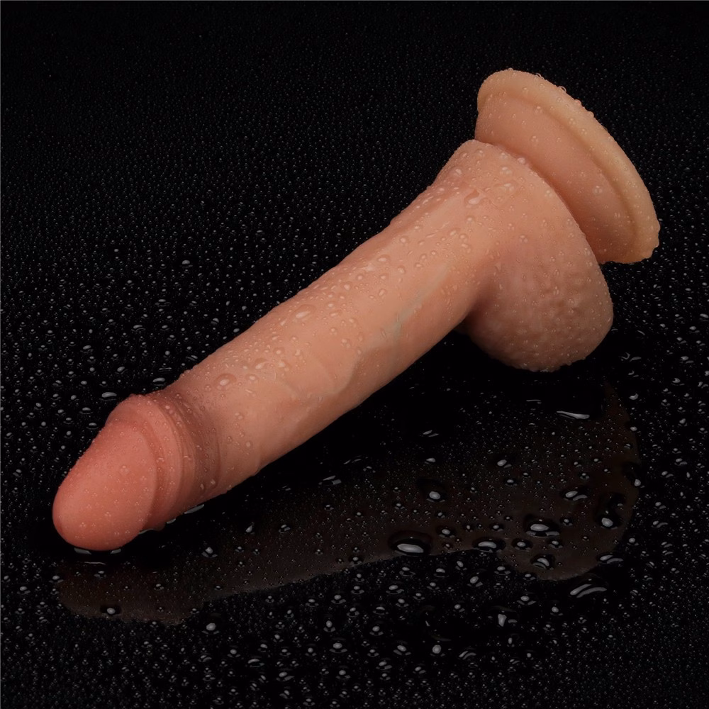 7.5'' Sliding Skin Pro Dual Layer Silicone Dong - Image 13