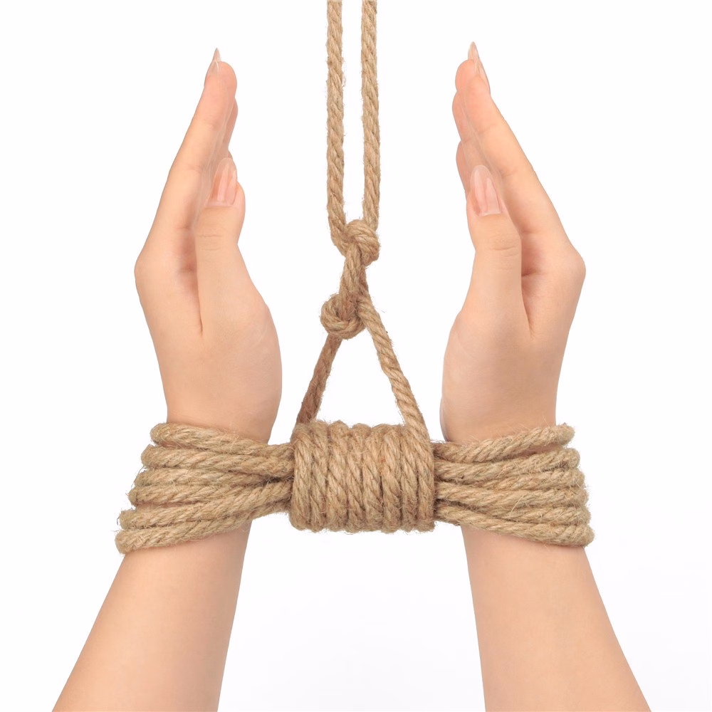 Rebellion Reign Rustic Hemp Bondage Rope - Image 7