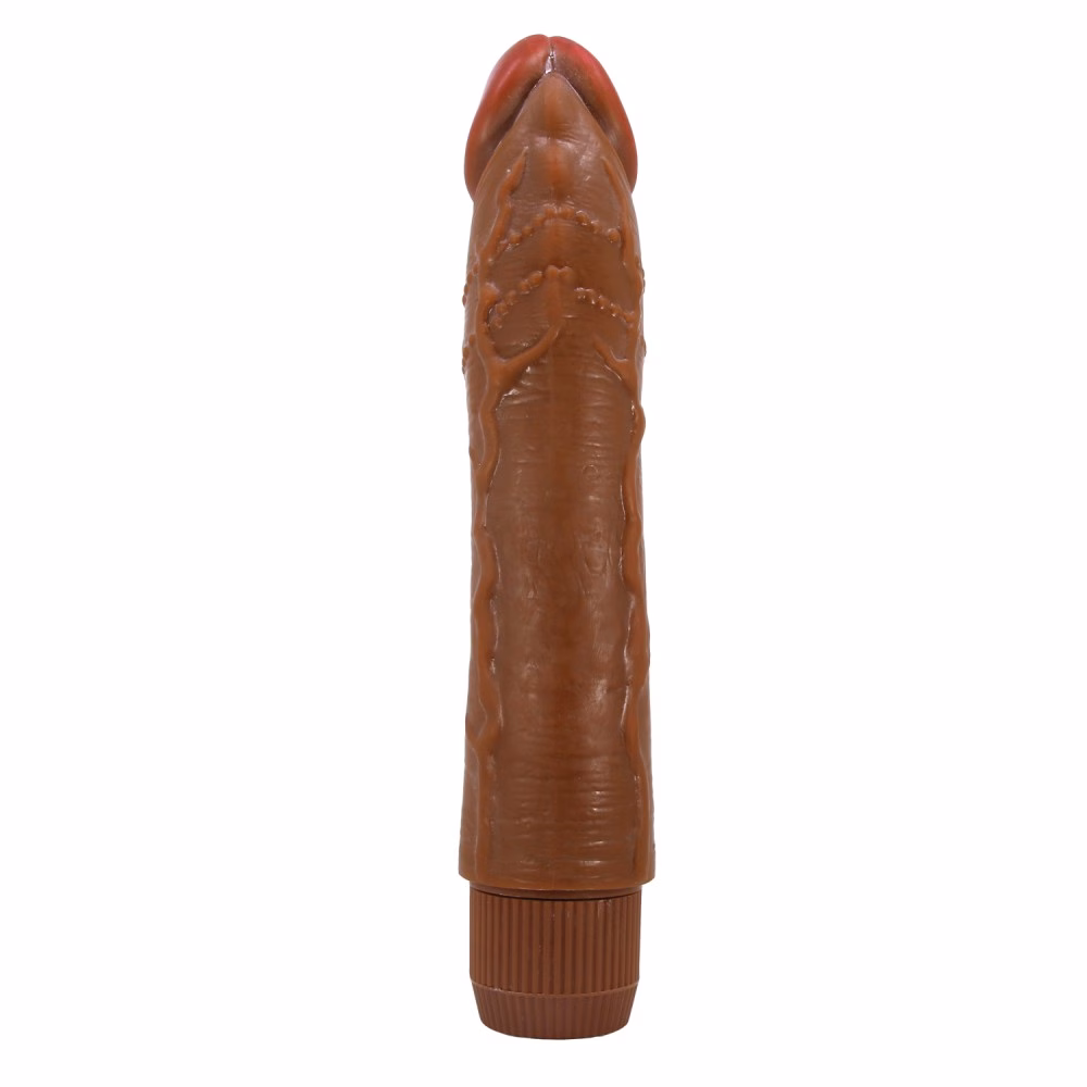 Barbara Dybbuk Realistic Multi-Speed Vibrator 9,5 " Brown - Image 5