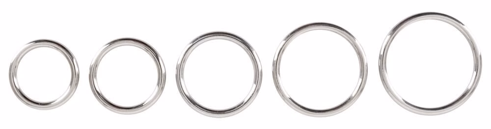 Bad Kitty Set of 5 Metal Rings - Image 2