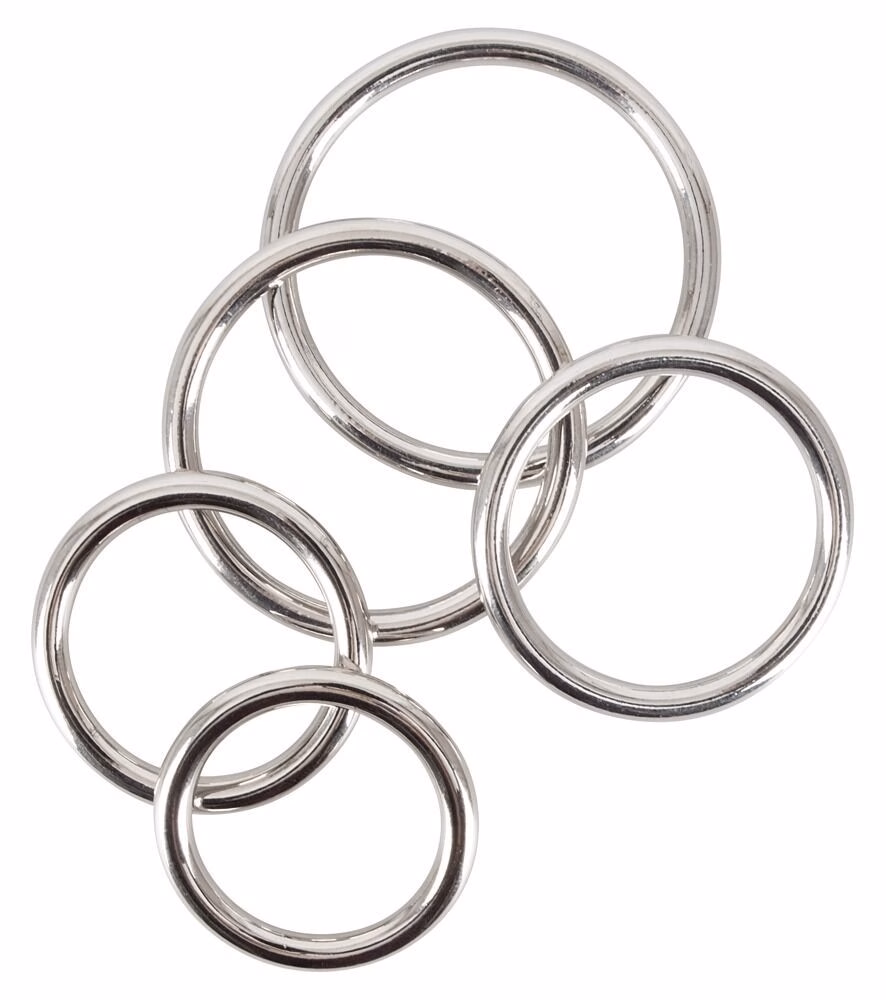 Bad Kitty Set of 5 Metal Rings - Image 3