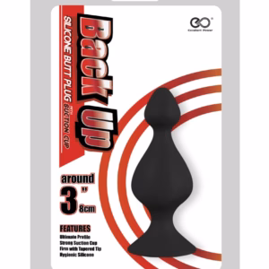 Back Up 3" Silicone Butt Plug w/Suction Cup II