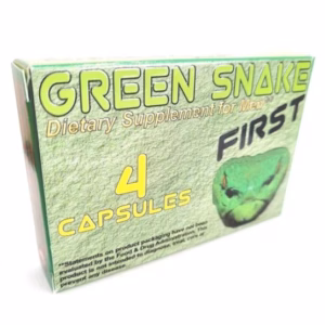 GREEN SNAKE - 4 PCS