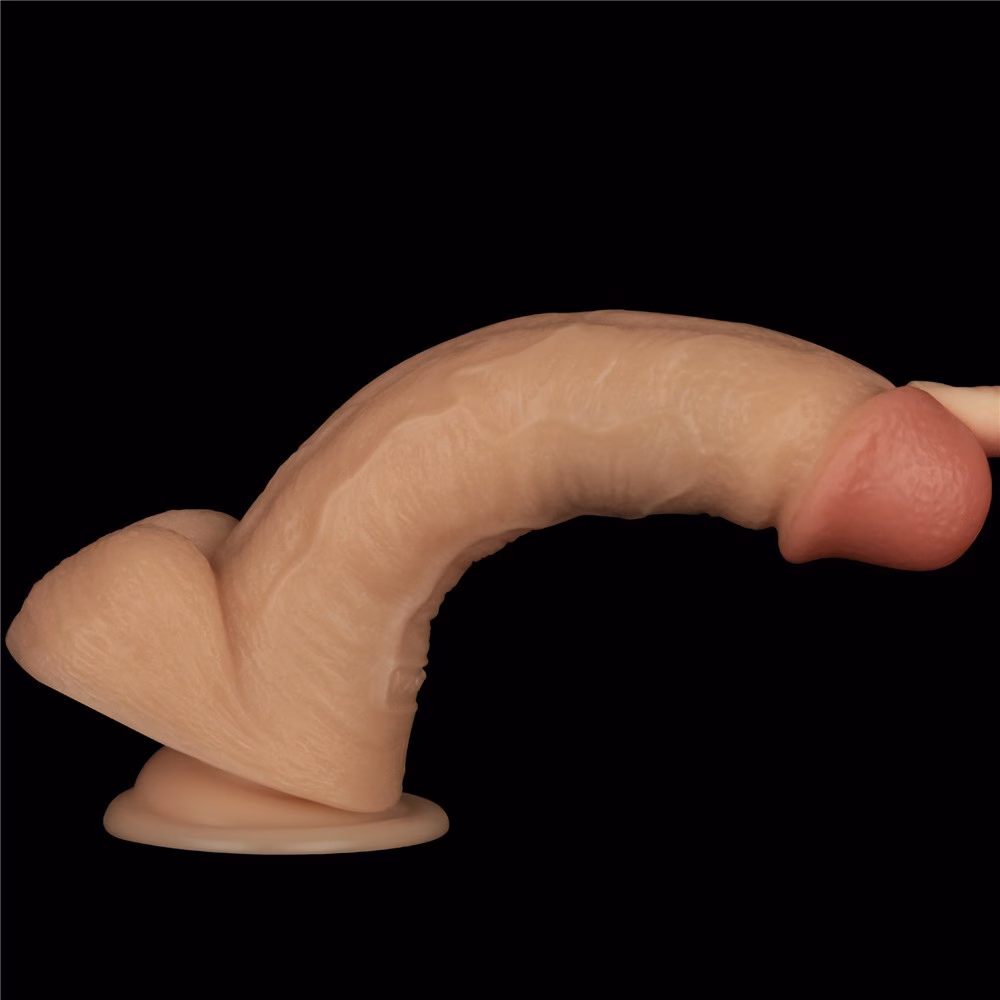 8'' Vibrating Power Basics Cock - Image 8