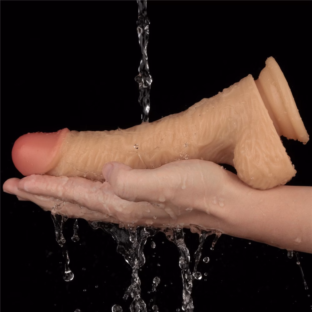 8.5'' Vibrating Power Basics Cock - Image 9