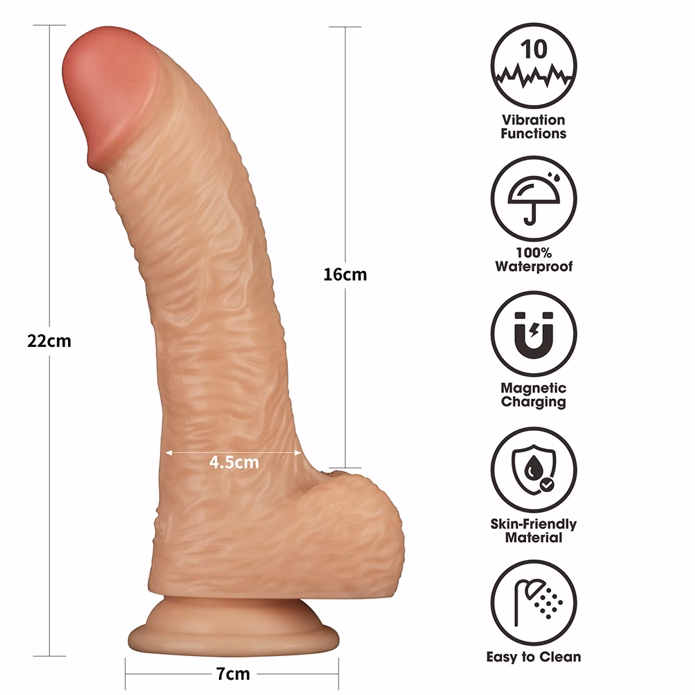 Vibrating Enhanced Strap on Set 8.5'' L/XL/2XL - Image 10