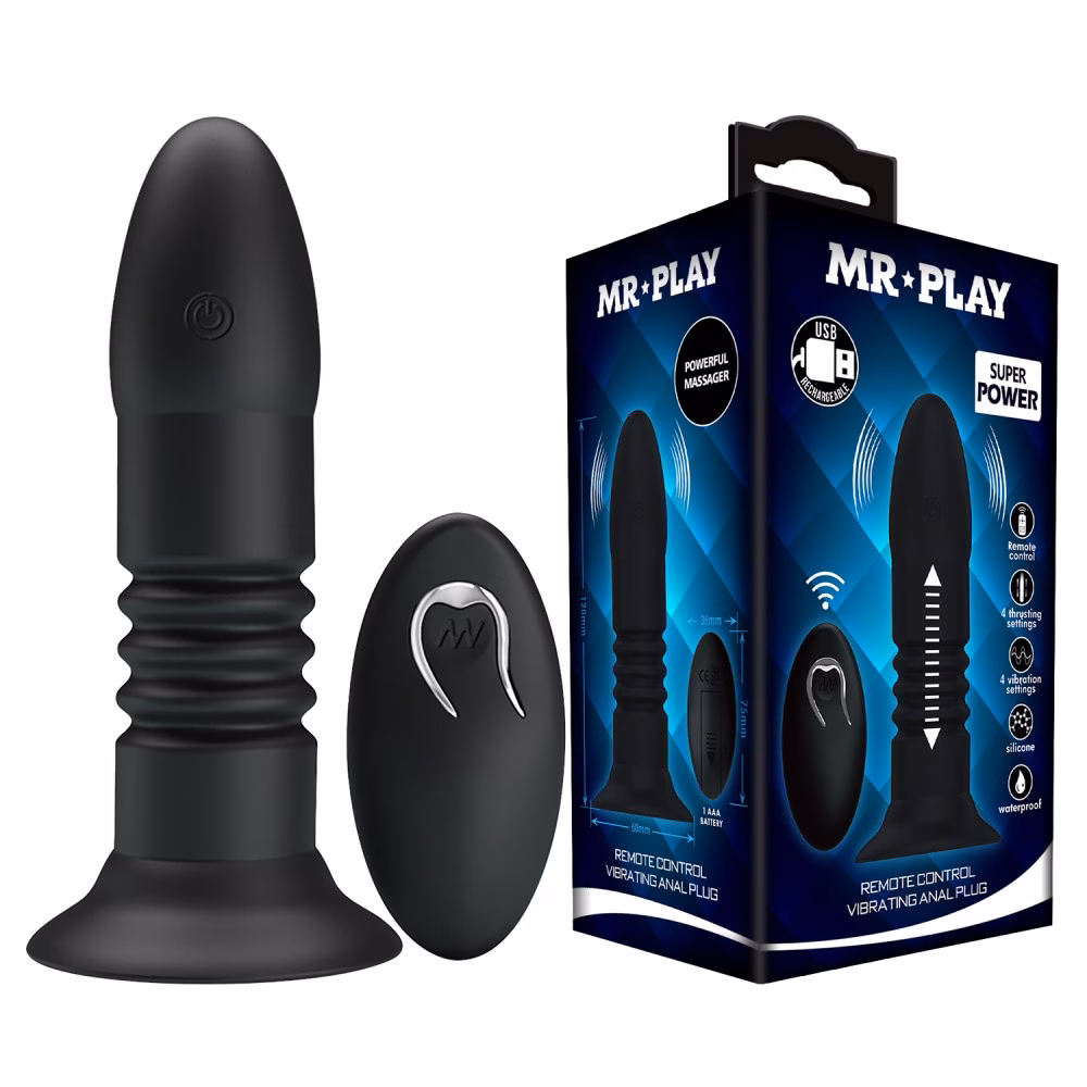 Mr. Play Super Power Vibrating Anal Plug III - Image 2