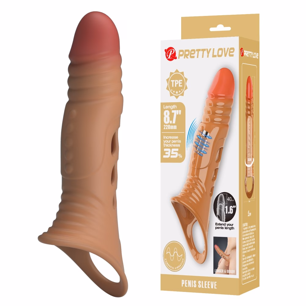 Pretty Love Vibrating Penis Sleeve - 2. kép