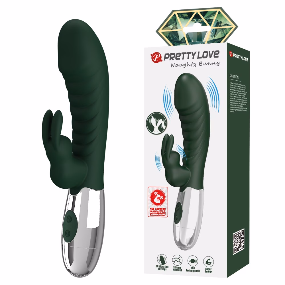 Pretty Love Naugthy Bunny Green - 3. kép