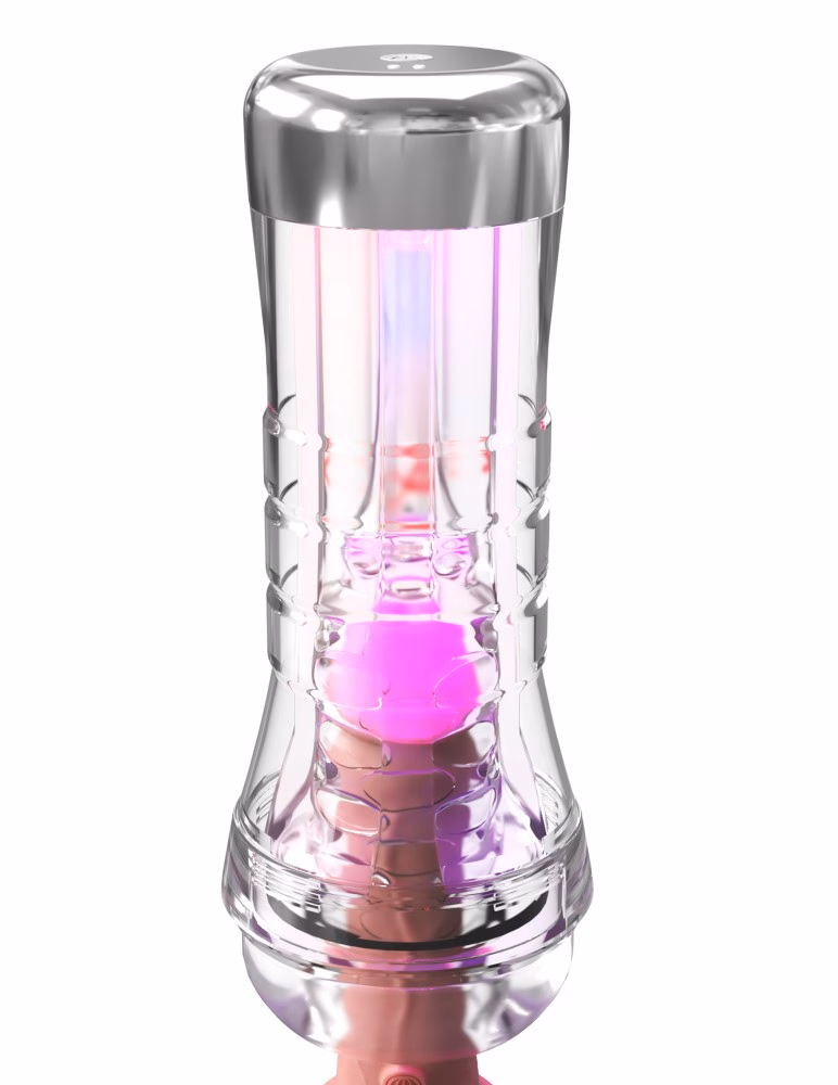 ViewTube XXL See-Thru EZ-Grip LED Stroker - Image 3