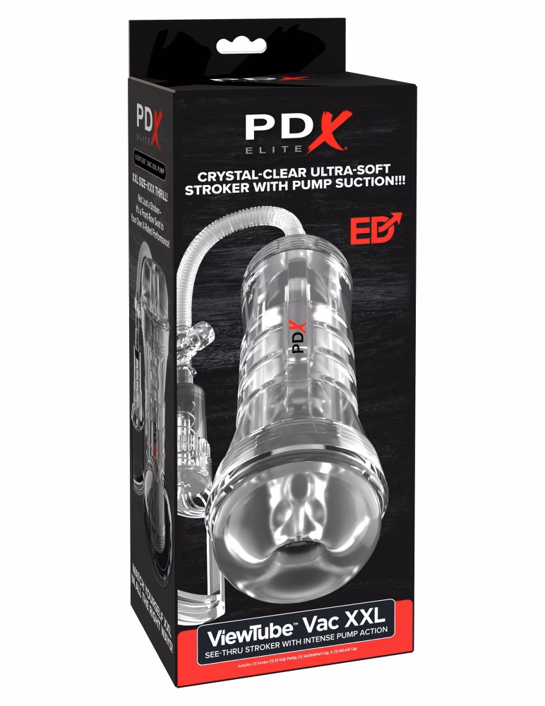 ViewTube Vac XXL Pump See-Thru EZ-Grip Pump Stroker