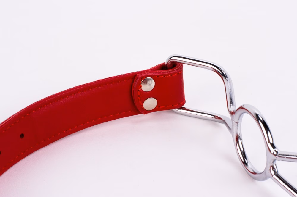 Calf Softy Leather Top and Lamb Leather Padding with Stainless Steel Mouth Piece Red - Image 7