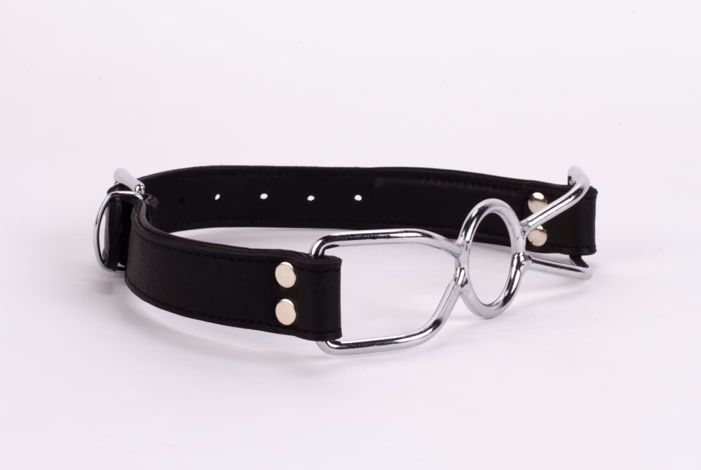 Calf Softy Leather Top and Lamb Leather Padding with Stainless Steel Mouth Piece Black - Image 6