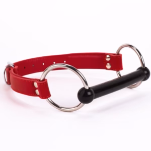 Calf Softy Leather Top and Lamb Leather padding with Silicone Mouth Piece Red