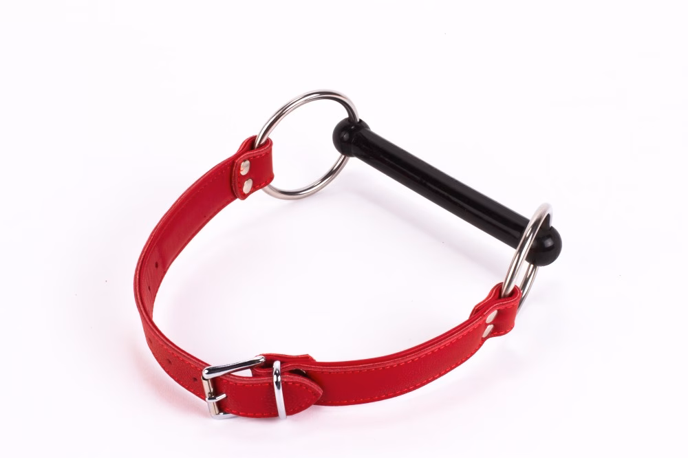 Calf Softy Leather Top and Lamb Leather padding with Silicone Mouth Piece Red - Image 6