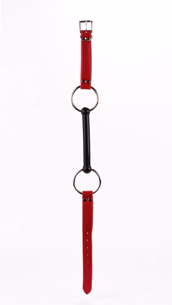 Calf Softy Leather Top and Lamb Leather padding with Silicone Mouth Piece Red - Image 8