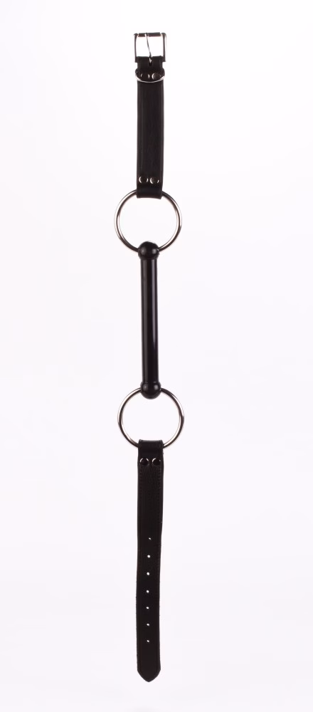 Calf Softy Leather Top and Lamb Leather padding with Silicone Mouth Piece Black - Image 8