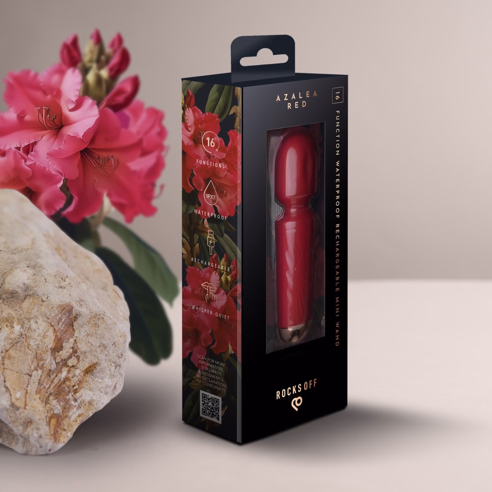 Rechargeable Mini Wand - Azalea Red - Image 13