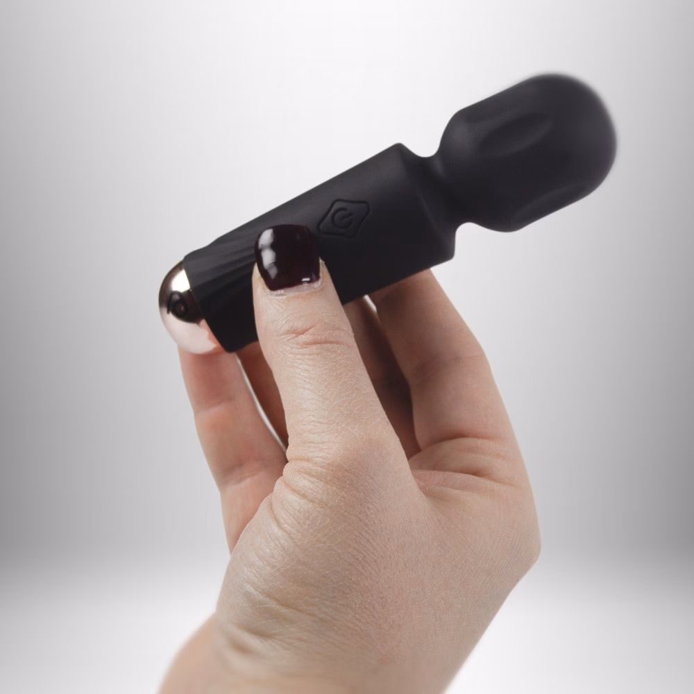 Rechargeable Mini Wand - Black Tulip - Image 5
