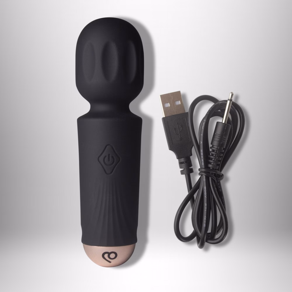 Rechargeable Mini Wand - Black Tulip - Image 6