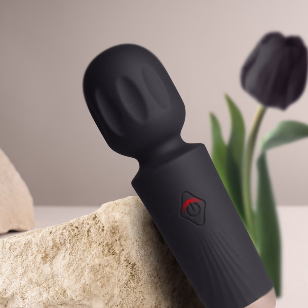 Rechargeable Mini Wand - Black Tulip - Image 9