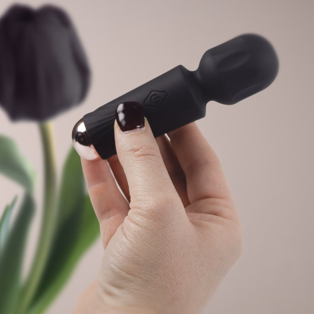 Rechargeable Mini Wand - Black Tulip - Image 11